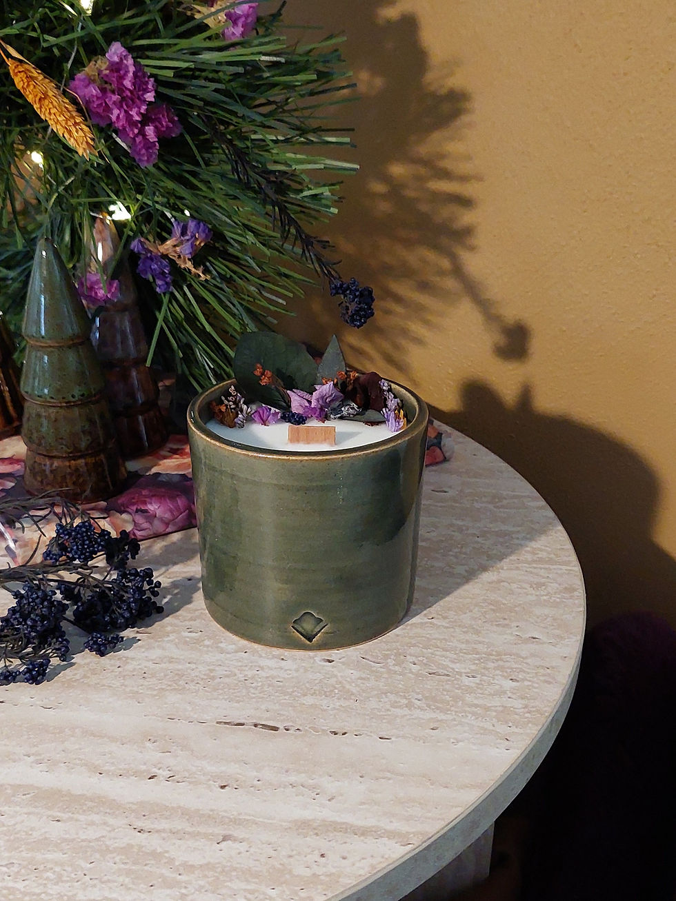 Miniature : Bougie Festive - Brise verte