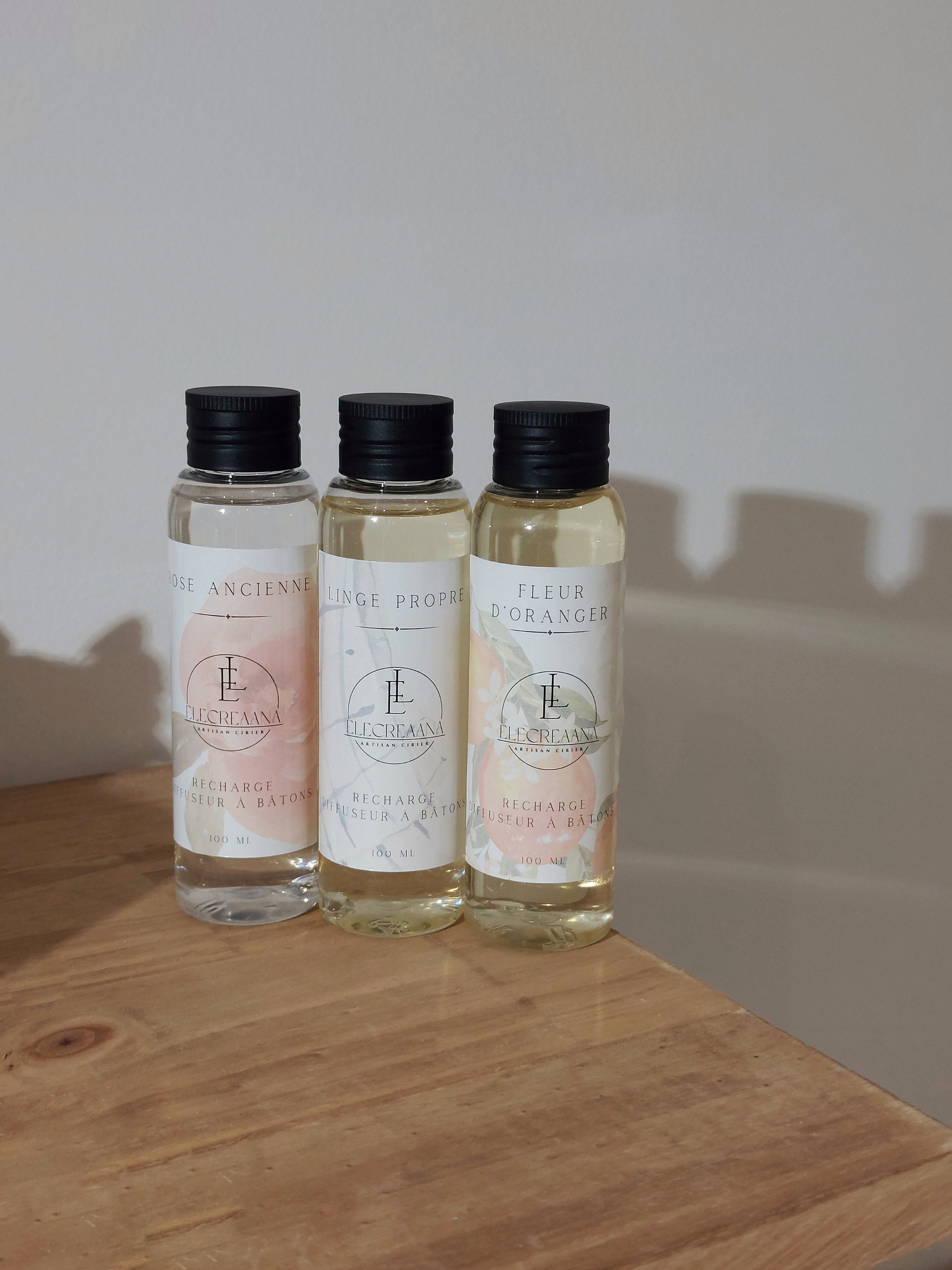 Recharge pour diffuseur - 100 ml - Divers parfums