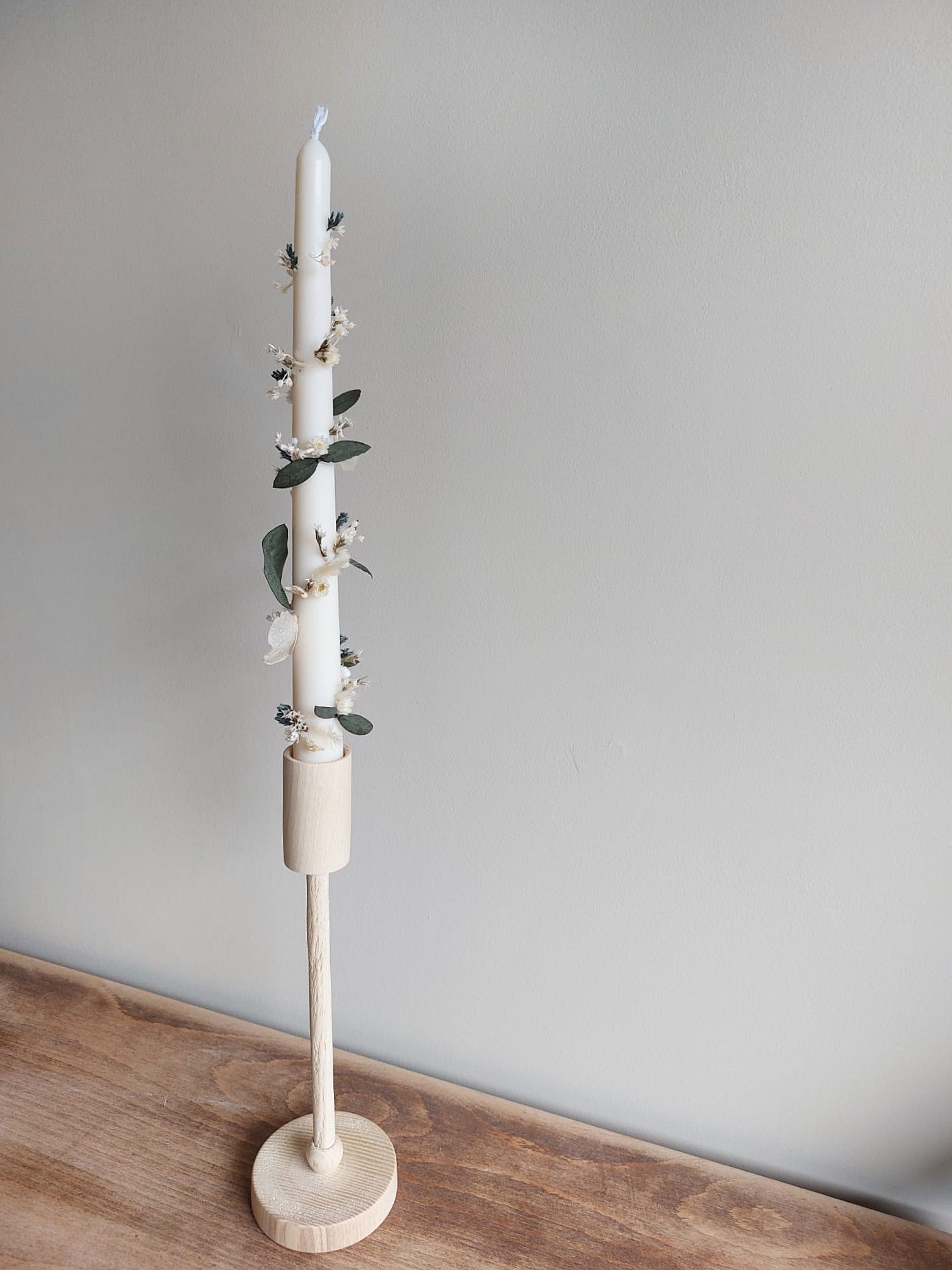 Chandelle Spirale "Foglia" Divers parfums