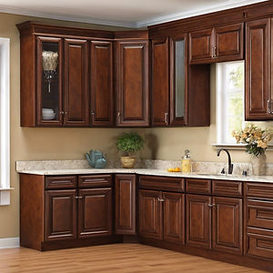 Charleston Saddle Cabinets with Whit ISland countertop.jpg