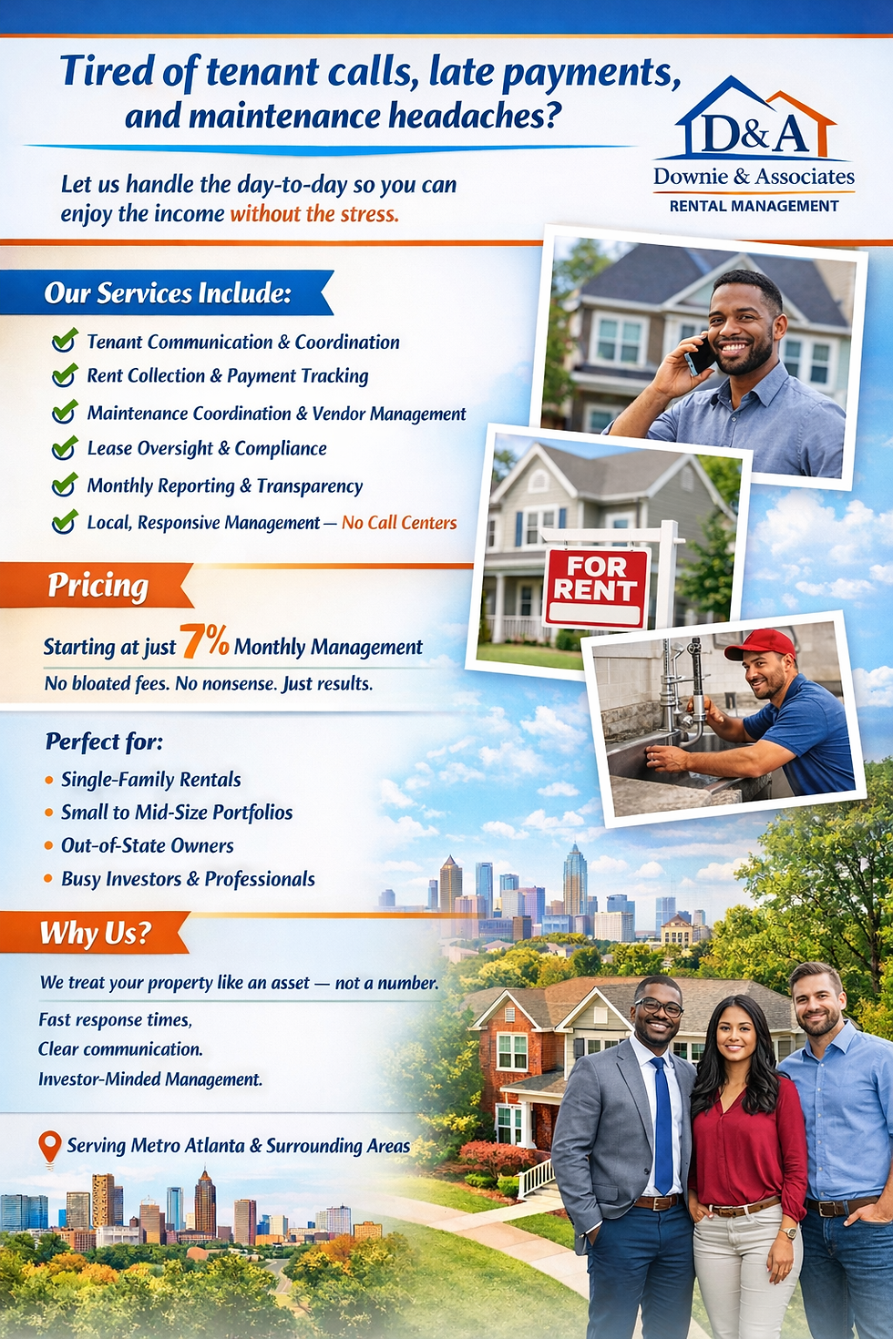 Downie & Associates Property Management Flyer