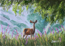 Early Visitor, 5" x 7," $140
