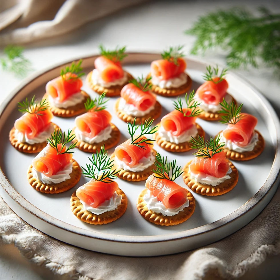 Mini Smoke Salmon Bites