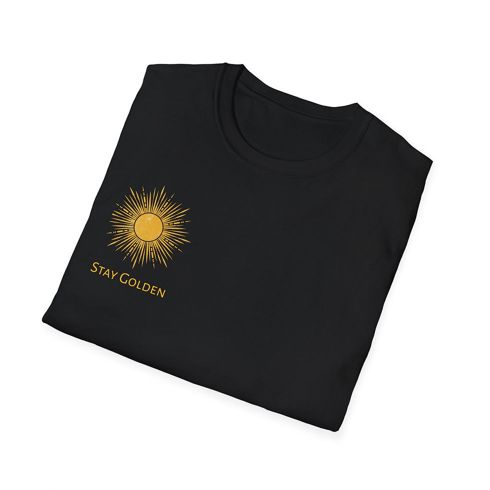 Thumbnail: Stay Golden Unisex Softstyle T-Shirt - Sunshine Graphic Tee