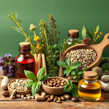 Natural medicine adn wellness with a variety of herbs and supplements.jpg