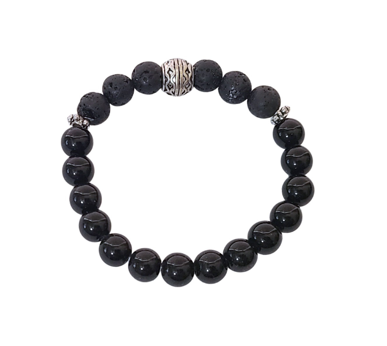 Black Onyx Diffuser Bracelet - Medium