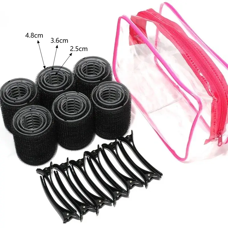 Thumbnail: 19-35pcs/Set Hair Roller Sets  3 Sizes Hair Rollers Clips DIY Hairdressing Tools