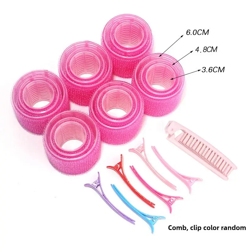 Thumbnail: 19-35pcs/Set Hair Roller Sets  3 Sizes Hair Rollers Clips DIY Hairdressing Tools