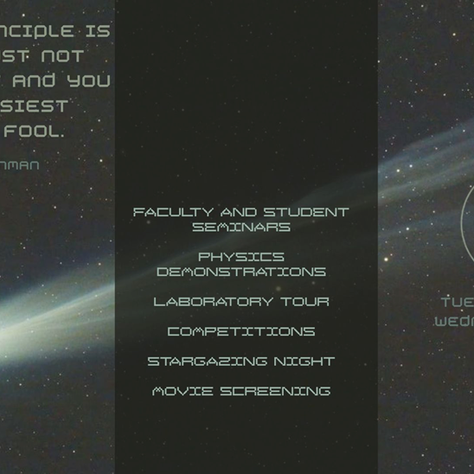 The Physics Φ-esta 2025