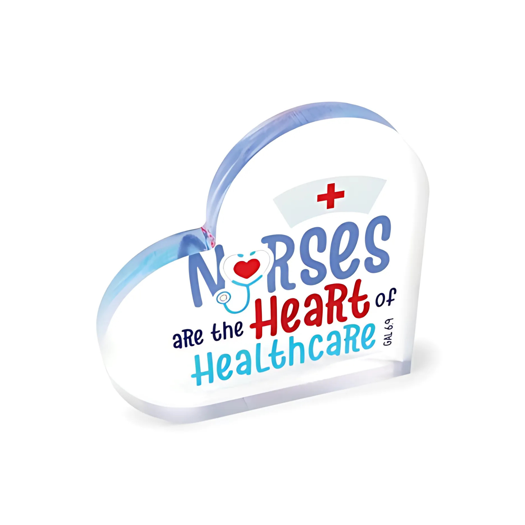 Nurses Acrylic Heart Plaque – A Heartfelt Tribute to Healthcare Heroes