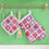Thumbnail: Granny Square Crochet Print Heat-Resistant Glove and Pad Sets