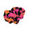 Thumbnail: Scrunchie | Pink and Peach Leopard | Ponytail Bun for Hair | Yo! Accessories