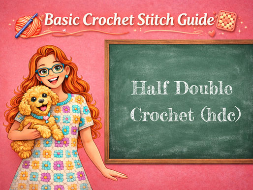 Mastering the Half Double Crochet Stitch A Step by Step Guide