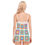 Thumbnail: Granny Square Crochet Print Women's Pajama Set with Lace Edge