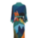 Super Soft Satin Kimono Robe | Mountains | Night Gown Cover Up
