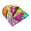 Thumbnail: Knitted Beanie | Twig and Berries Hot Pink 80's Style | Double Sided Hat