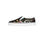 Thumbnail: Canvas Slip-On Shoes | Drunk Raccoon on Black Christmas Shoes for Women