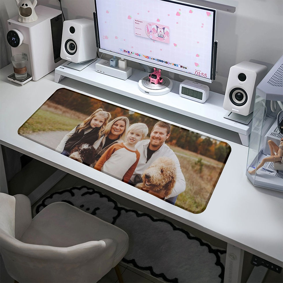 Extra Large Mouse Pad for Office Home Decor | Add Your Picture