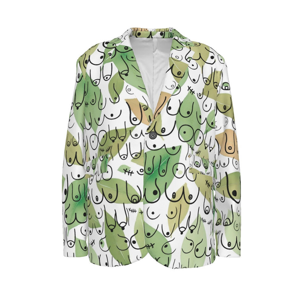 Casual Blazer | Leaf My Boobies Alone | All Boobies Matter Yo! Chlo Chlo | Naug