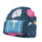 Medical Nurse on Navy Double Sided Knit Hat Beanie Cap | Yo! Accessories