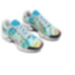 Yo! Chlo Chlo Happy Camper Aqua Women's Air Cushion Sport Shoes