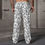 Thumbnail: Lounging Pants | Twig and Berries in White | Elastic Drawstring  for Men