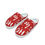 Thumbnail: Softest Constant Temperature Slippers | HoHoHo | Red and White Christmas