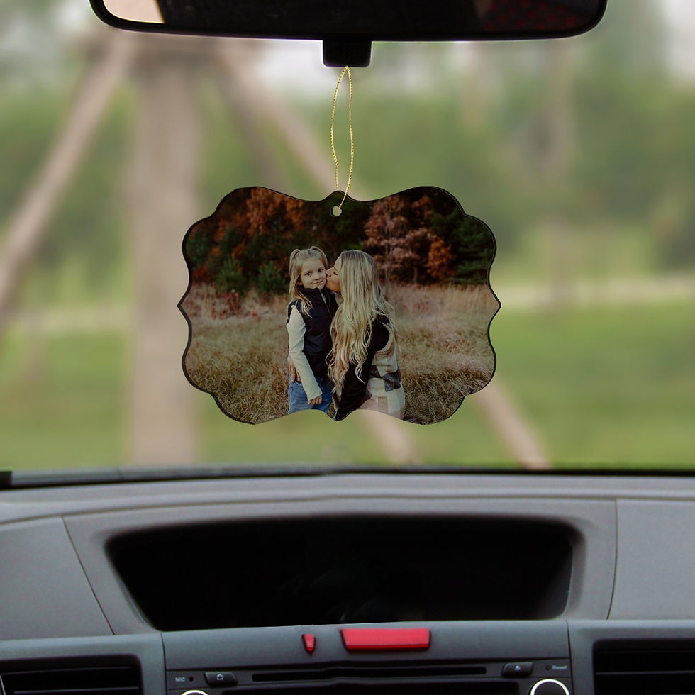 Acrylic Pendant With Gold Thread for Your Favorite Picture