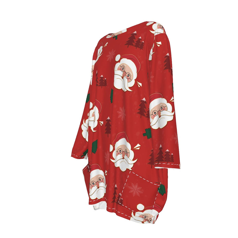 Christmas Santas Here | Moo Moo Nighty for Women | Yo! Chlo Chlo Jammies