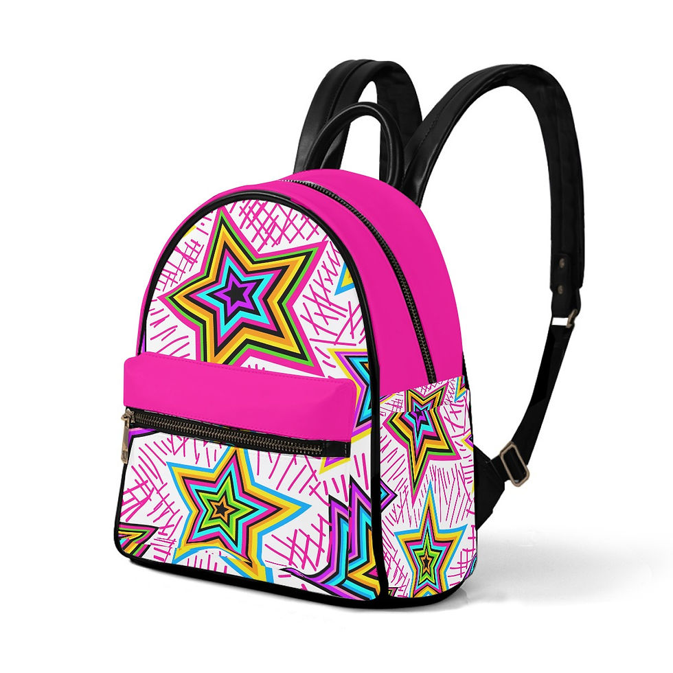 Yo! Chlo Chlo I'm a Star on Hot Pink Backpack Purse Personalized FREE