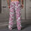 Thumbnail: Lounging Pants | Naughty Pink Garden | Elastic Drawstring  for Men