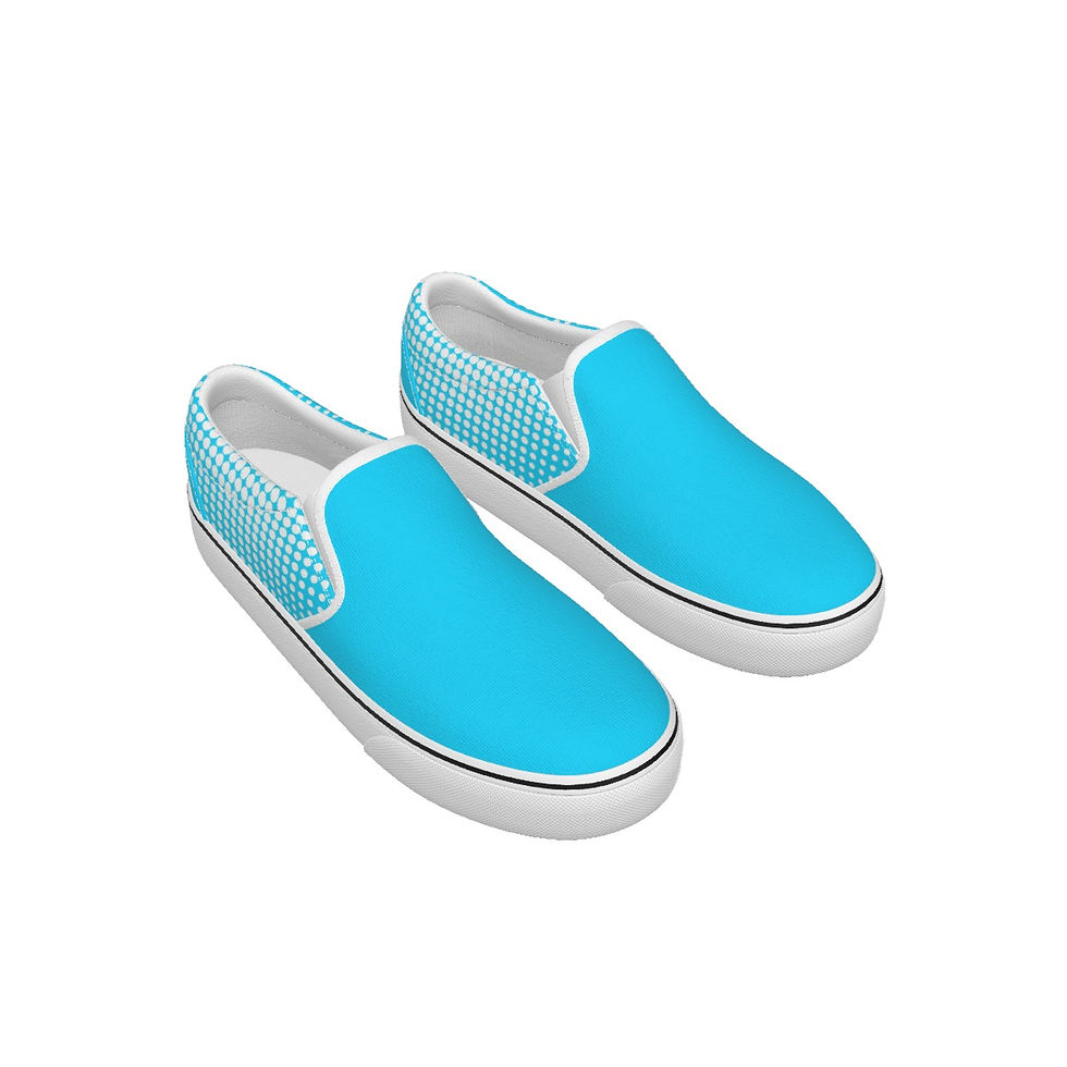 Men's Canvas Slip-on Shoes | Aqua Illusion | Anti-Slip Breathable Shoes