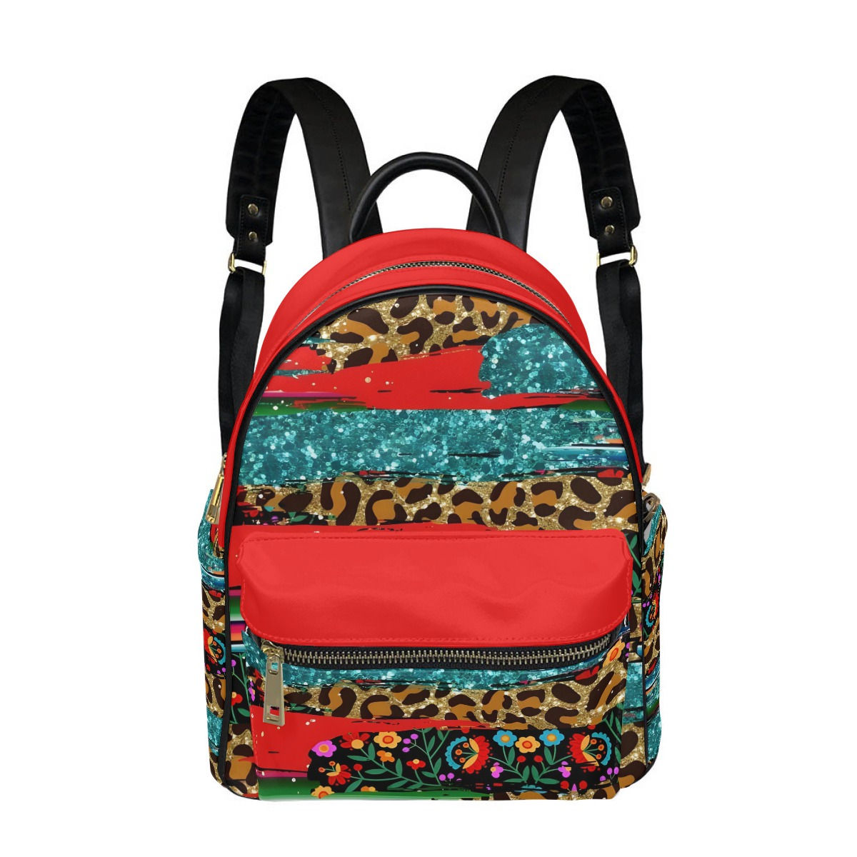Wildflower Leopard Print on Red Personalized FREE | Yo! Accessories