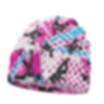 Knitted Beanie | Naught Stick People Hot Pink Sport | Double Sided Hat