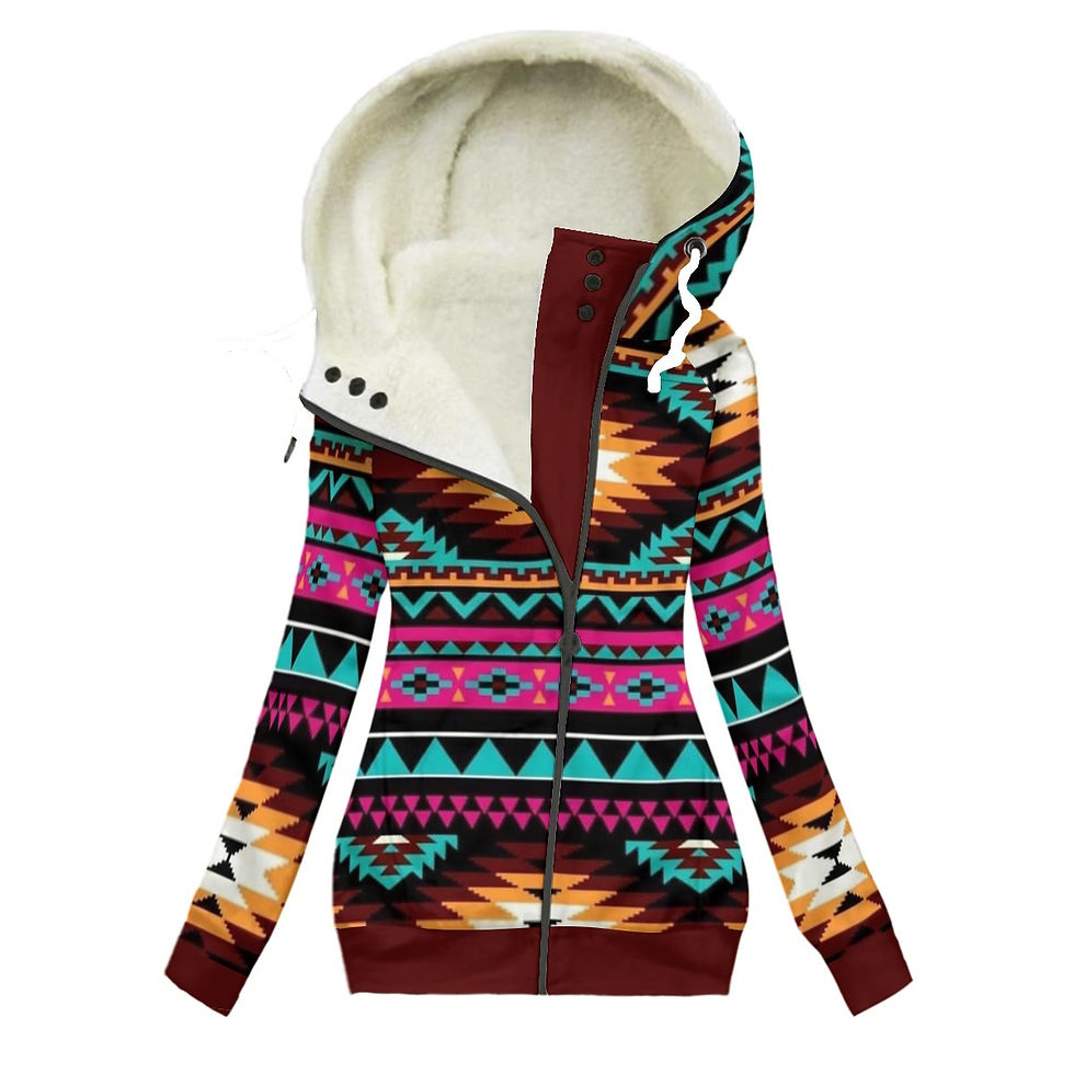 A Trip to Southwest Arizona Women's Long Jacket With Fleece Lining