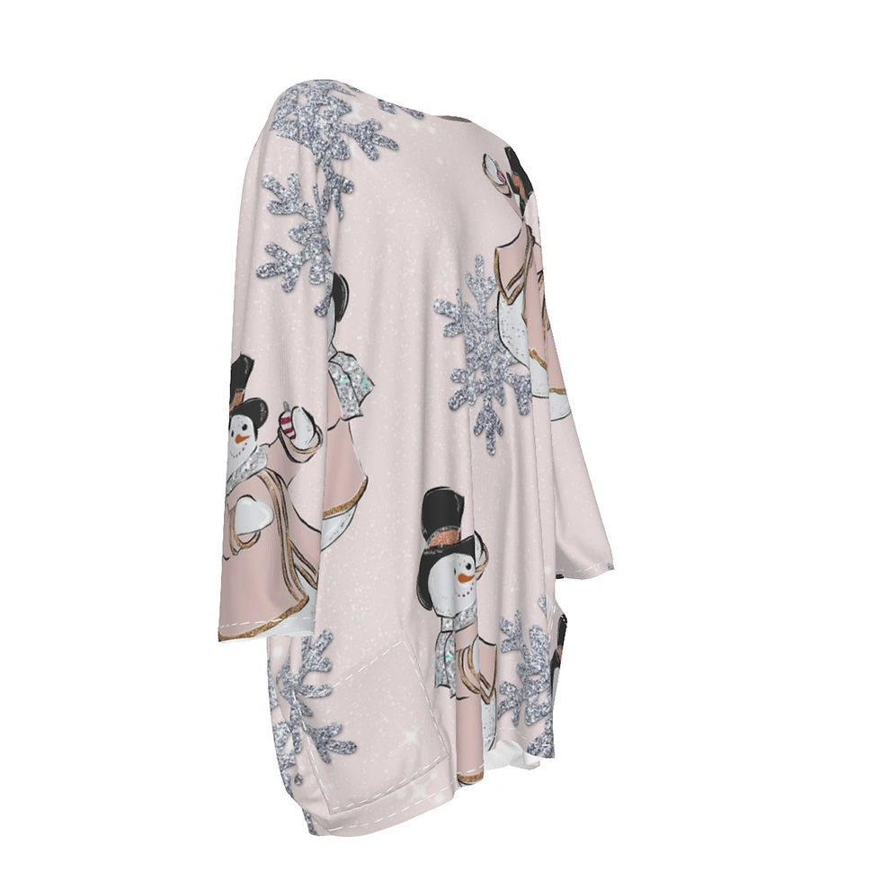 Snowmen are Flakes | Moo Moo Nighty for Women | Yo! Chlo Chlo Jammi