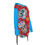 Thumbnail: Hoodie Open Shoulder Hoodie Dress |  Sugar Skull Red | Halloween
