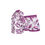 Thumbnail: Silky Short Jammies | Naughty Drawer | Purple Sexy Toys Pattern for Women
