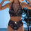 Thumbnail: Two Piece Halter Bikini Set | Boobies in the Dark |  Naughty Bathing Suit