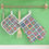 Thumbnail: Granny Square Crochet Print Heat-Resistant Glove and Pad Sets