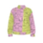 Jean Jacket | All Boobies Matter Pink and Yellow Unisex Lapel Jacket 100% C