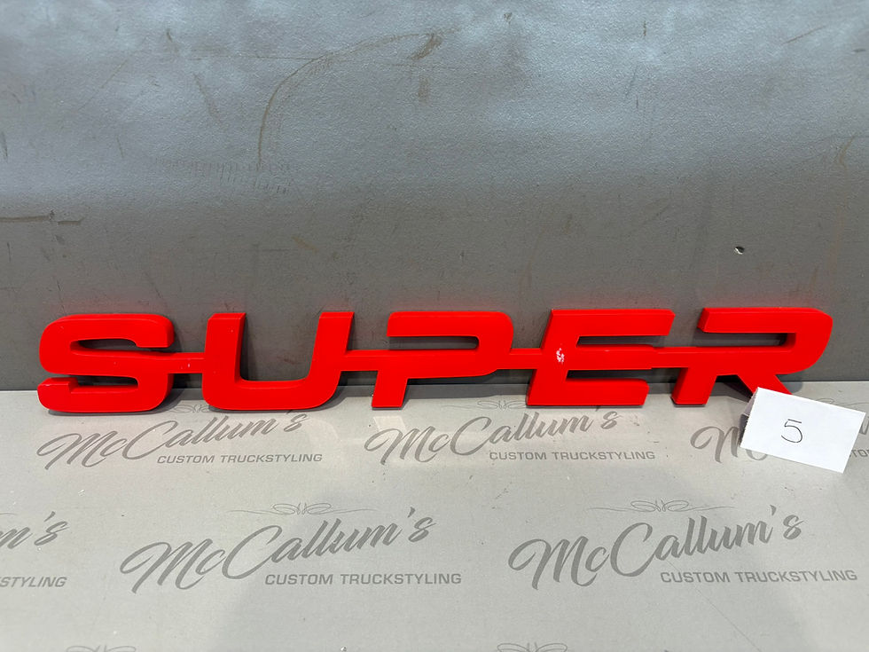 Thumbnail: Discounted Acrylic Super Badge(New Style) RED