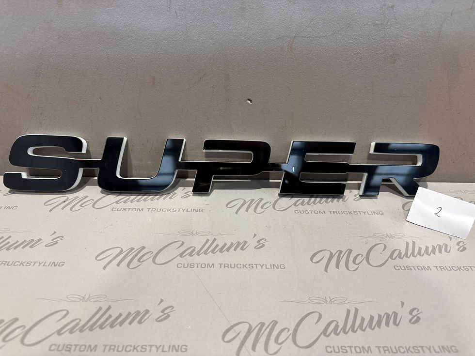 Thumbnail: Discounted Acrylic Super Badge(New Style) Black & White