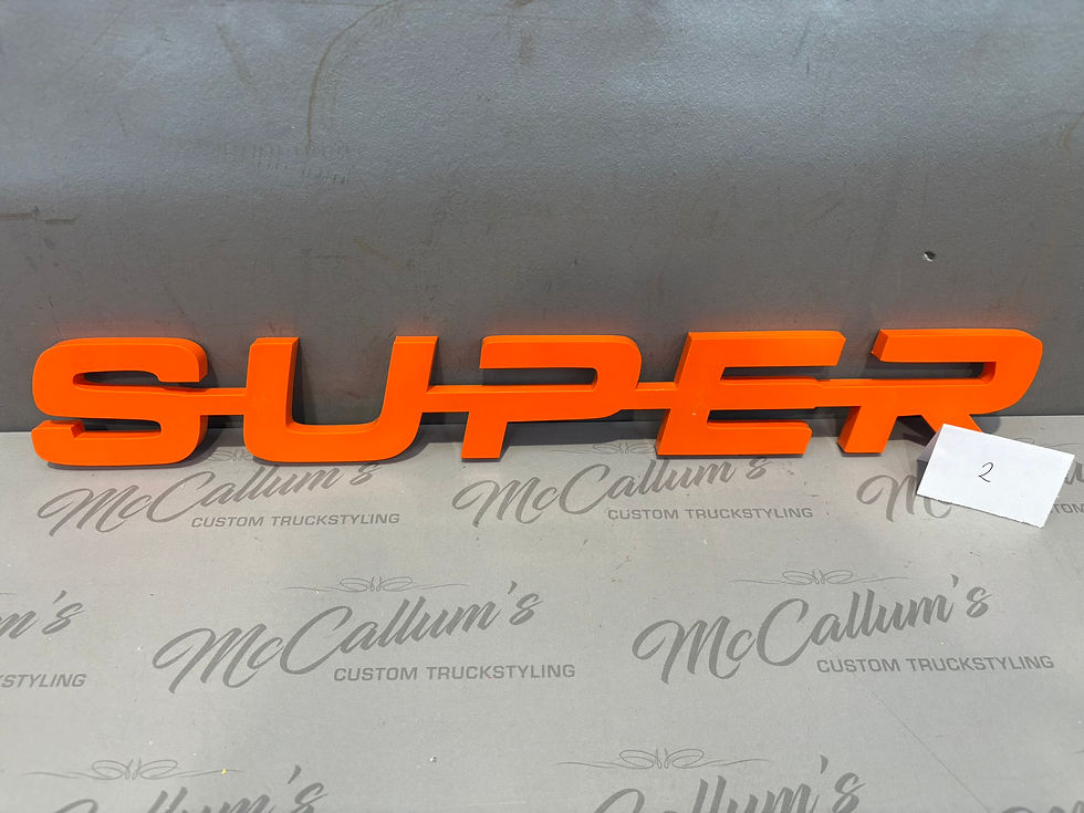 Thumbnail: Discounted Acrylic Super Badge(New Style) ORANGE