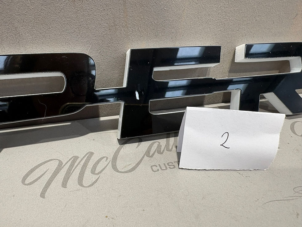 Thumbnail: Discounted Acrylic Super Badge(New Style) Black & White