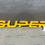 Thumbnail: Discounted Acrylic Super Badge(New Style) YELLOW
