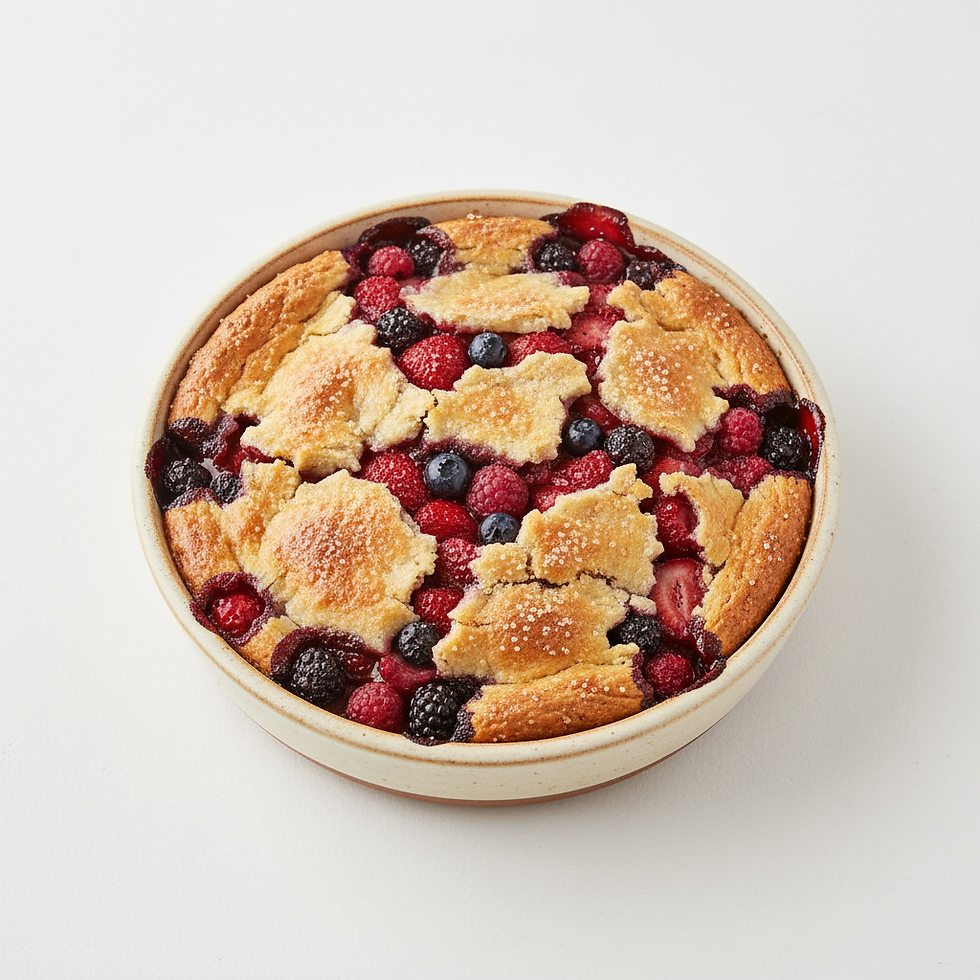 Summer Berry Cobbler