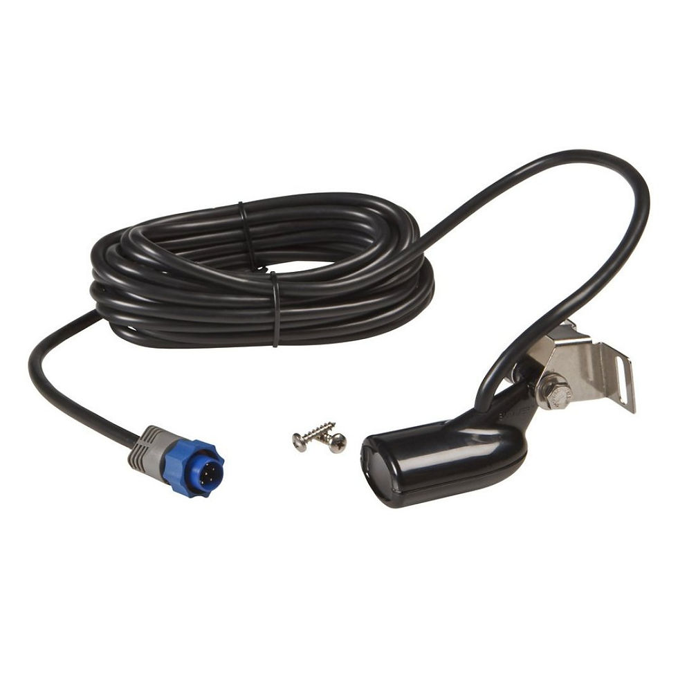 Lowrance - HST-WSBL Transom Transducer w/Temp.
