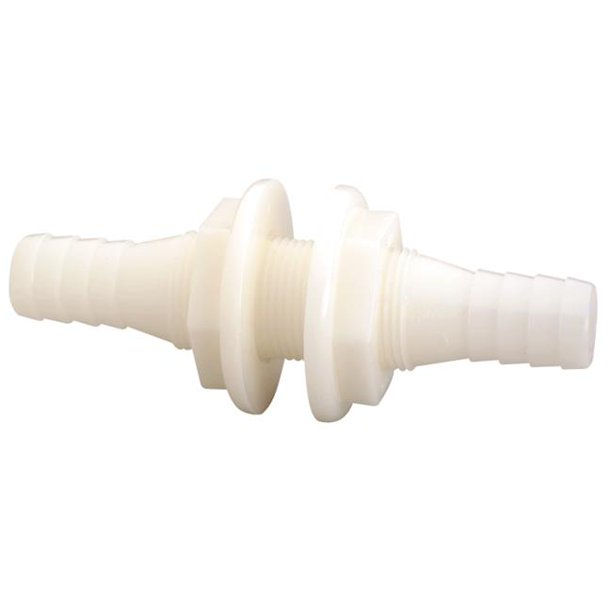 Attwood - Polypropylene Double Ended Thru-Hull Connection For 3/4" Hose