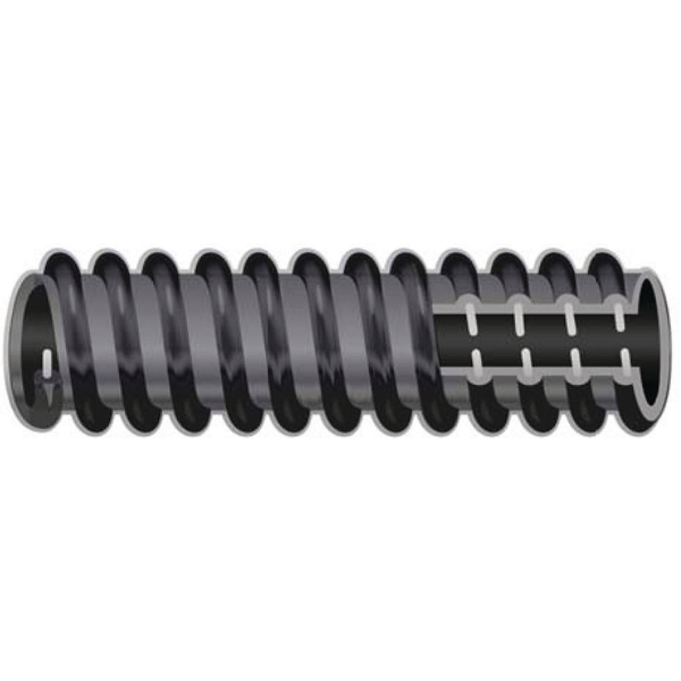 Shields Marine - Multiflex Series 141 Flexible 50' Hose Black 3/4''